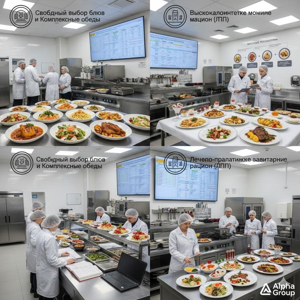 Professional industrial kitchen operated by Kanagat Tagam
